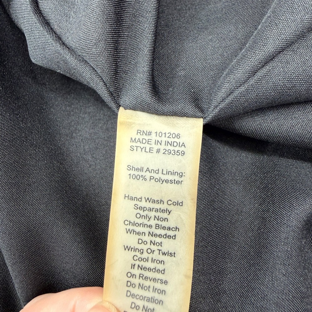 Soft Surroundings Calista Cardi Jacket Hand Beaded in Black Silver Size L NWT - Picture 13 of 13